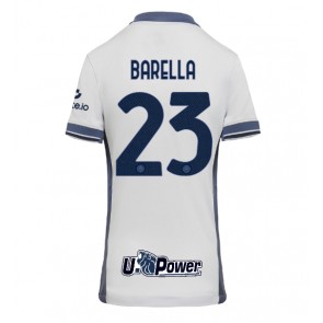 Inter Milan Nicolo Barella #23 Bortatröja Dam 2024-25 Kortärmad